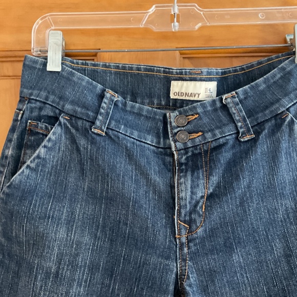 Vintage Old Navy, Wide Leg, Bell Bottom Trouser Jeans, SZ 4 Long - Picture 2 of 7